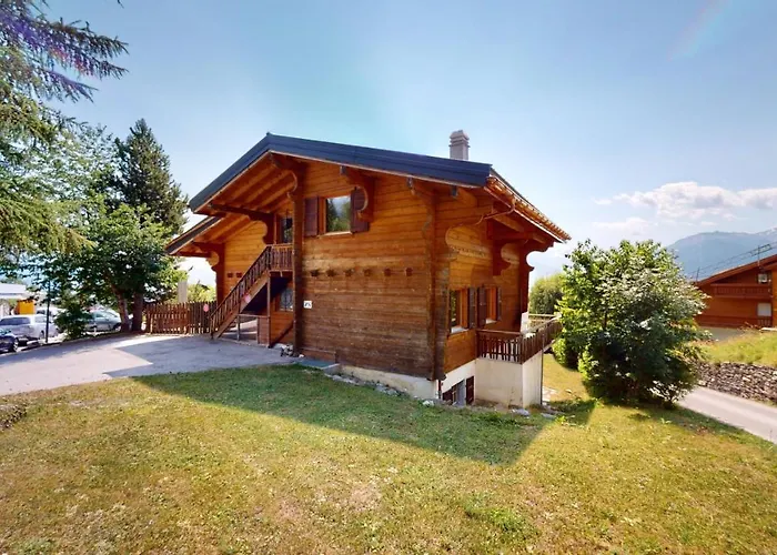 Daire With Spectacular View Of The Peaks Crans-Montana