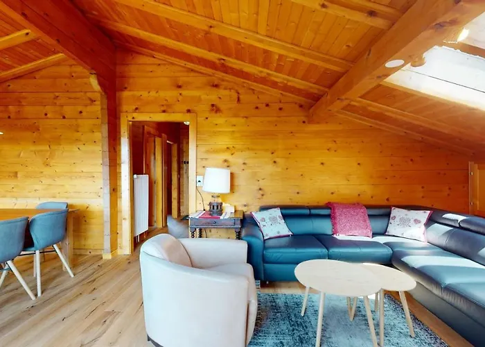 With Spectacular View Of The Peaks Crans-Montana